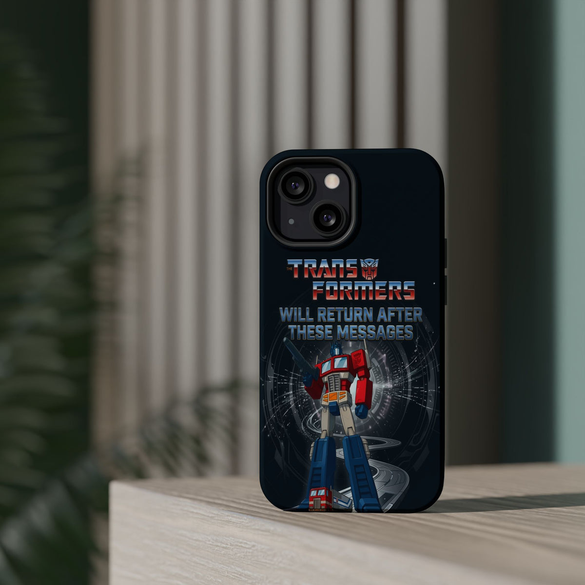 Transformers “Will Return After These Messages” Magnetic Impact-Resistant Phone Case