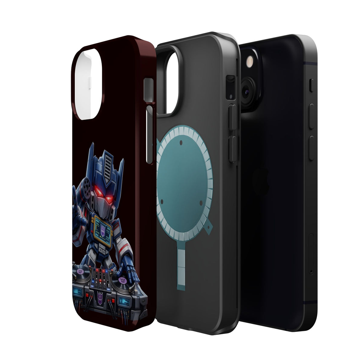 DJ  Soundwave Robot Phone Case — Magnetic Impact-Resistant Protector