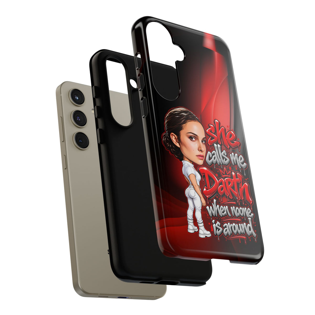 padme she calls me darth when noones around  Graphic Phone Case | Hip-Hop Inspired Tough Case | Urban Art Protective iPhone & Samsung Case