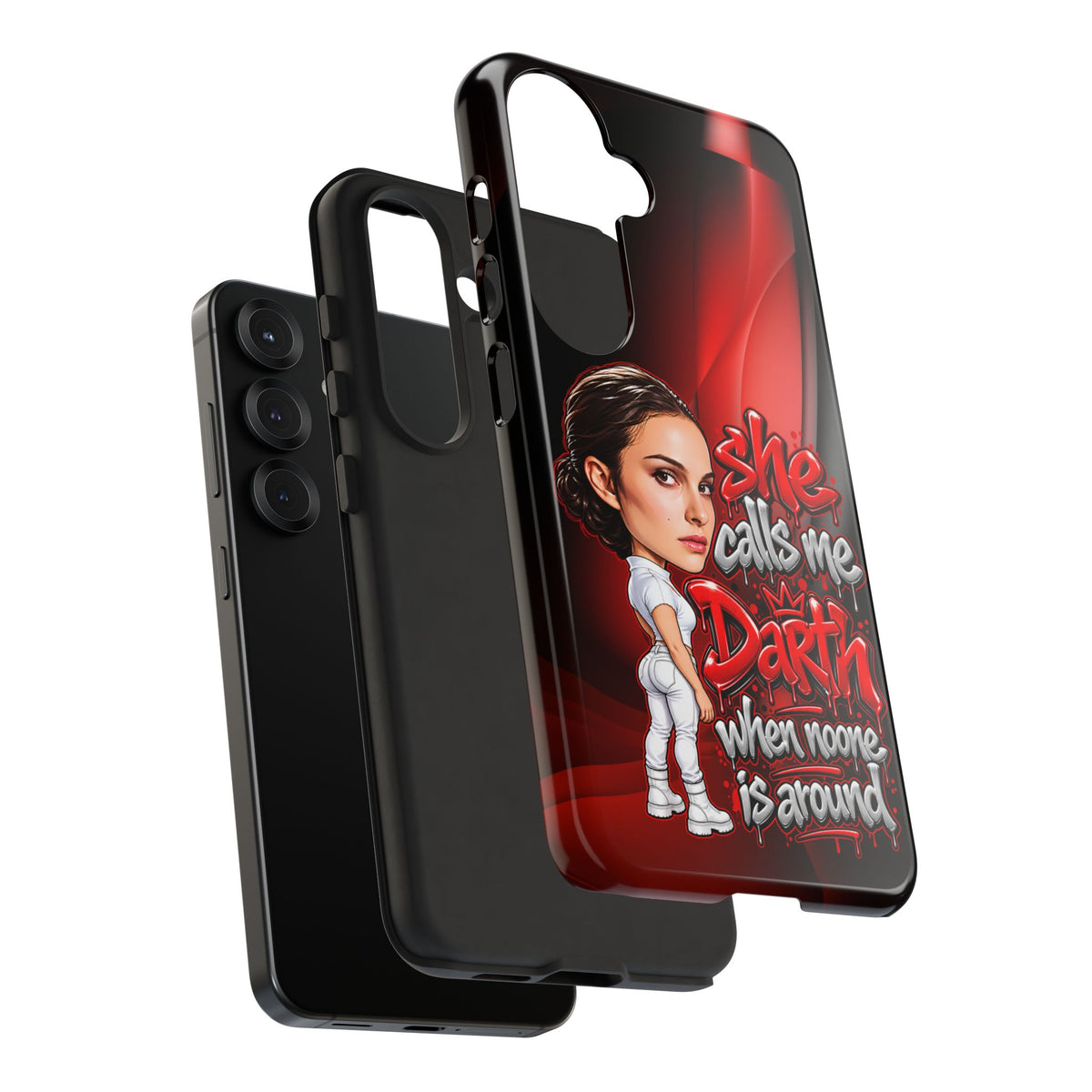 padme she calls me darth when noones around  Graphic Phone Case | Hip-Hop Inspired Tough Case | Urban Art Protective iPhone & Samsung Case