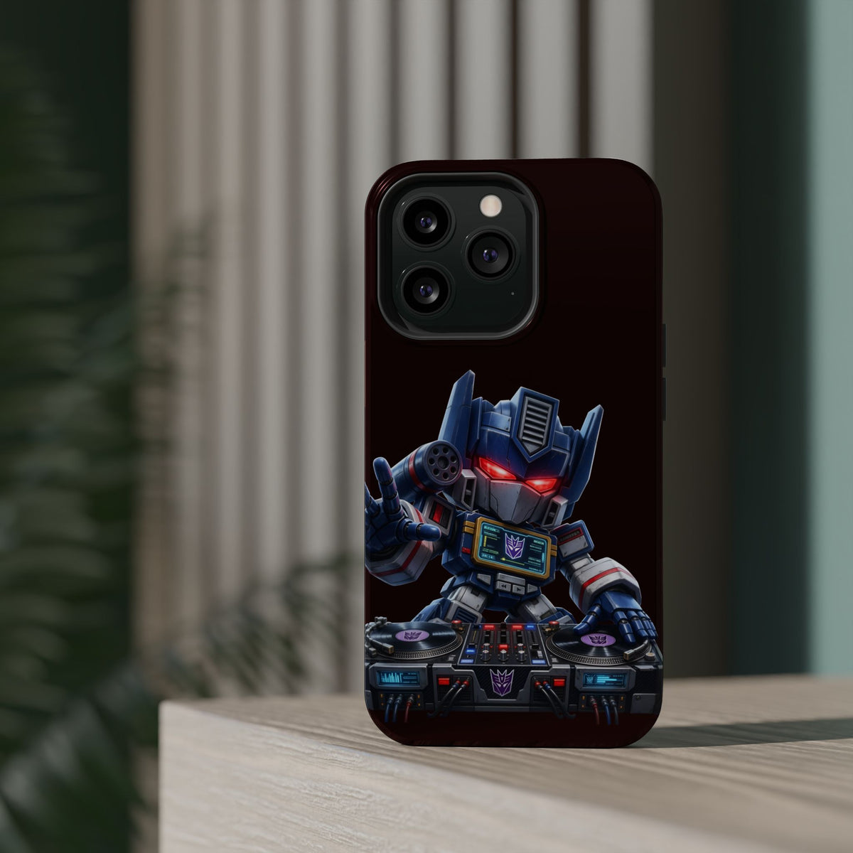 DJ  Soundwave Robot Phone Case — Magnetic Impact-Resistant Protector