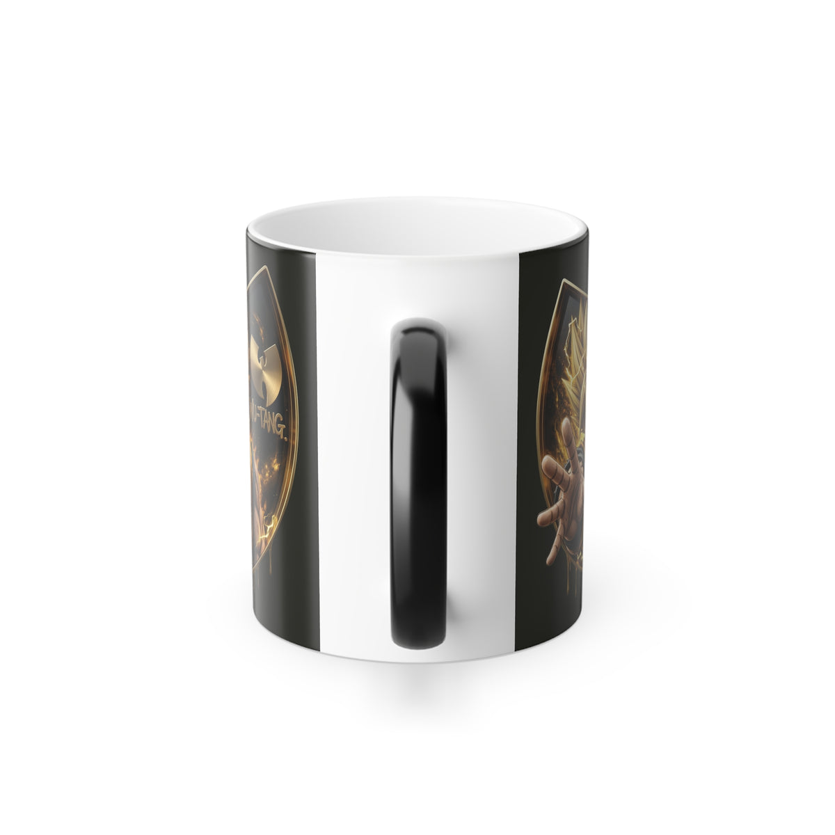 wutang x super saiyan goku Color Morphing Mug —  Emblem (11 oz)