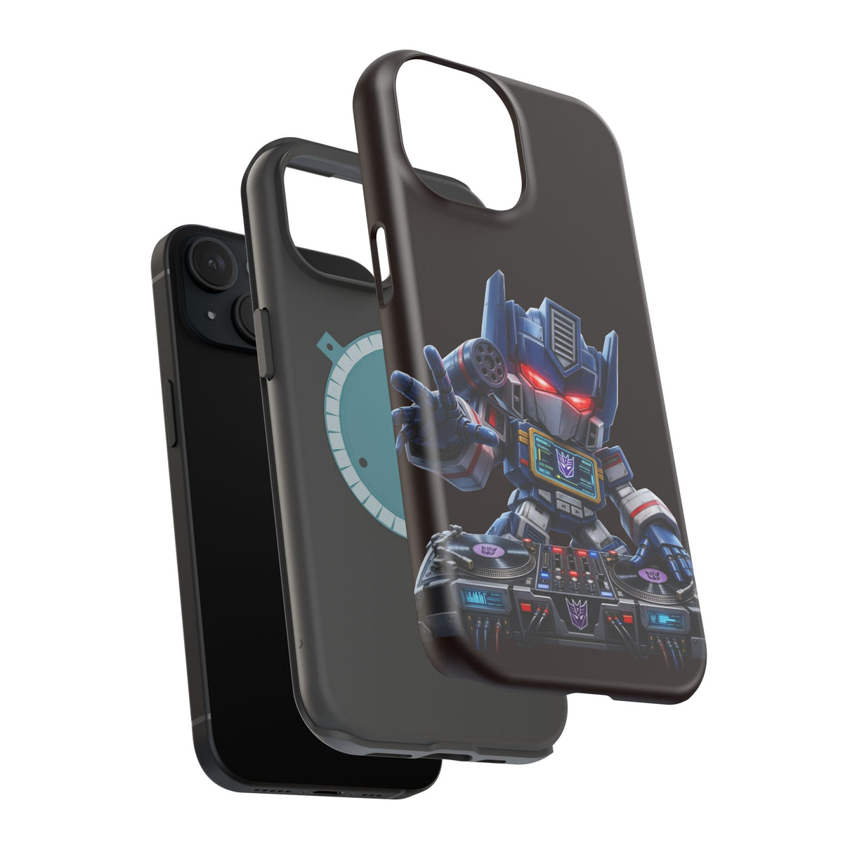 DJ  Soundwave Robot Phone Case — Magnetic Impact-Resistant Protector