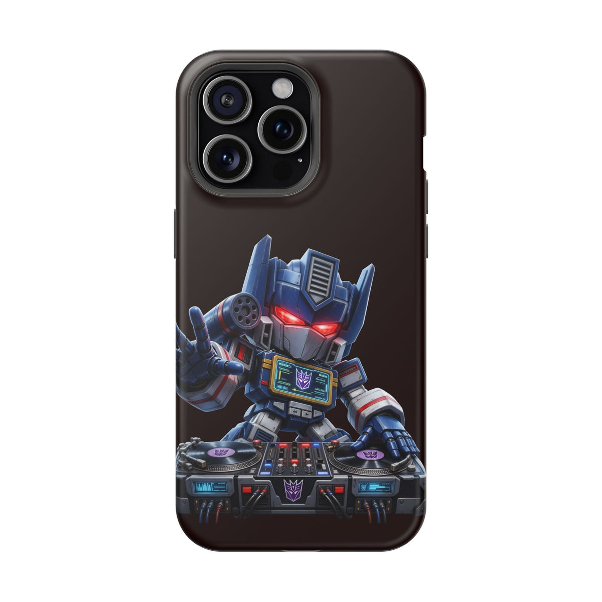 DJ  Soundwave Robot Phone Case — Magnetic Impact-Resistant Protector