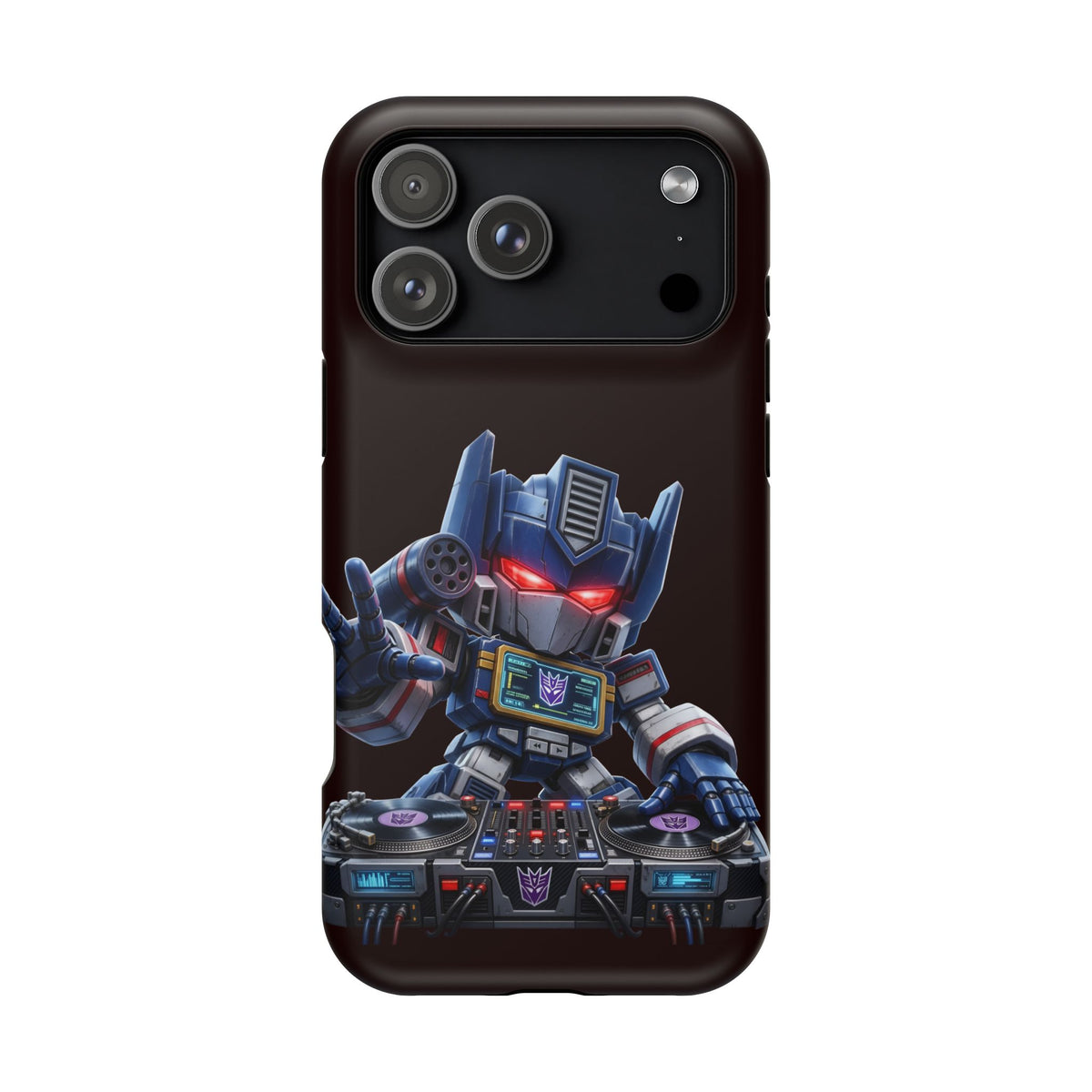 DJ  Soundwave Robot Phone Case — Magnetic Impact-Resistant Protector