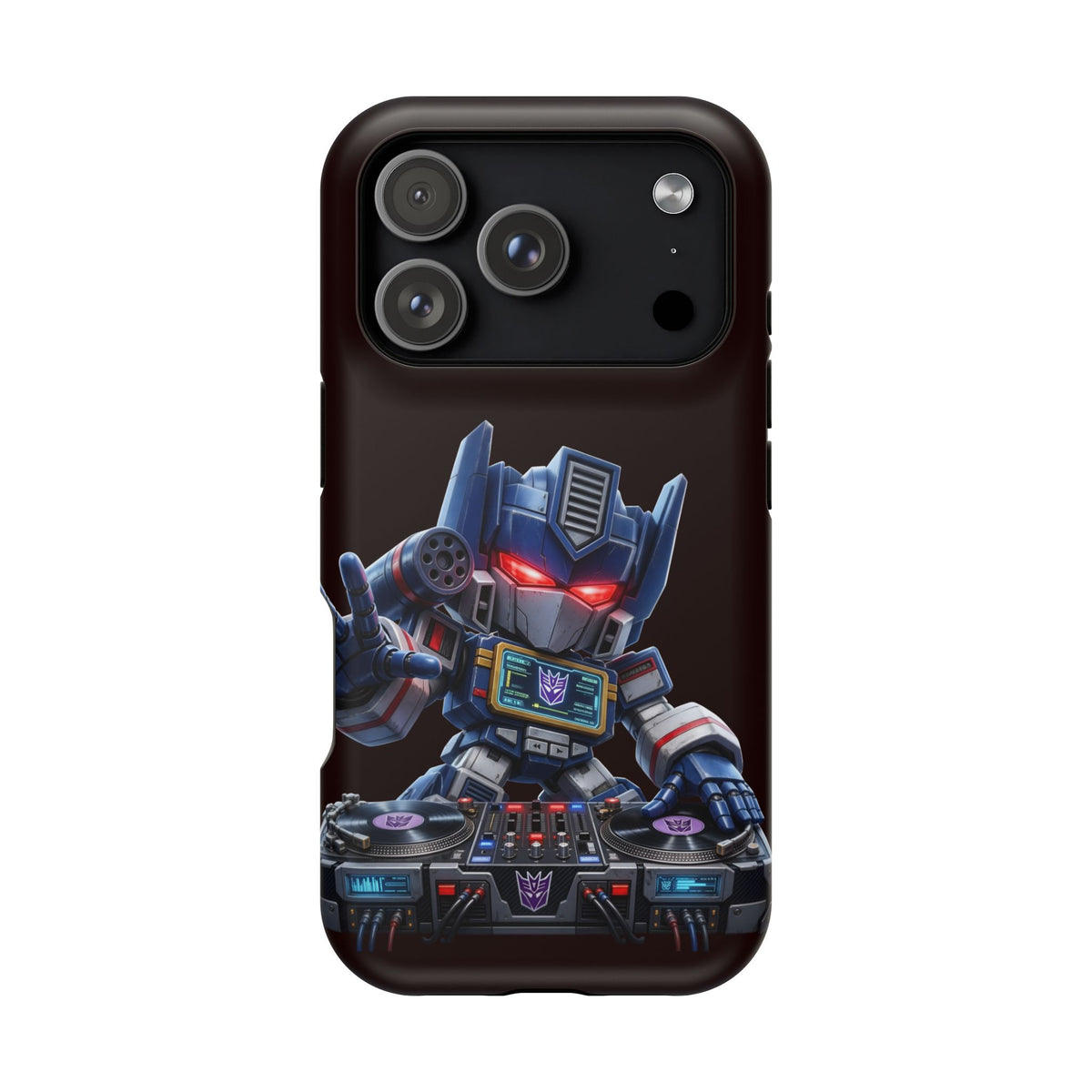 DJ  Soundwave Robot Phone Case — Magnetic Impact-Resistant Protector