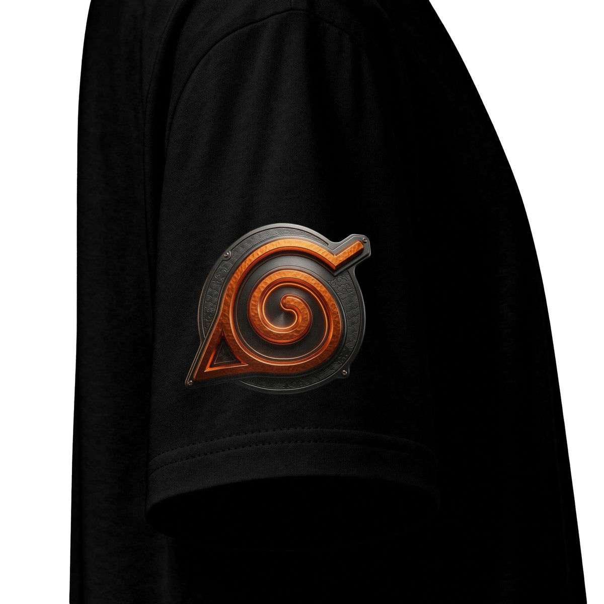 Naruto Flame Emblem Graphic T-Shirt — Chibi Naruto Streetwear Tee