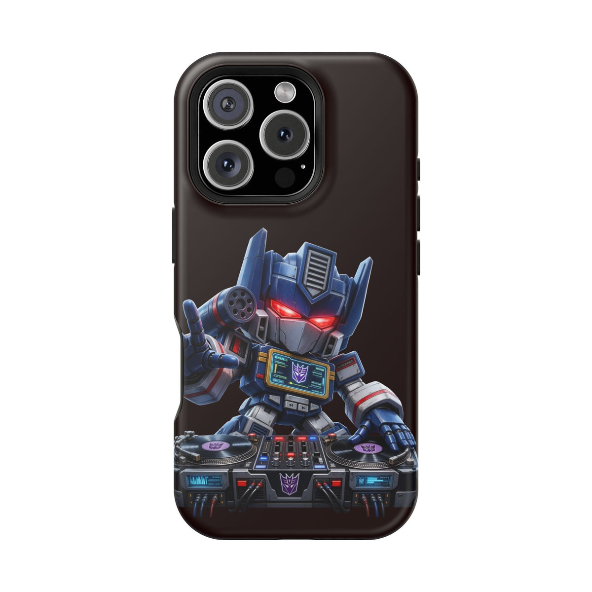 DJ  Soundwave Robot Phone Case — Magnetic Impact-Resistant Protector