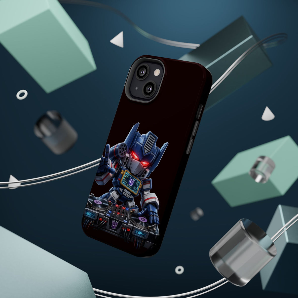 DJ  Soundwave Robot Phone Case — Magnetic Impact-Resistant Protector