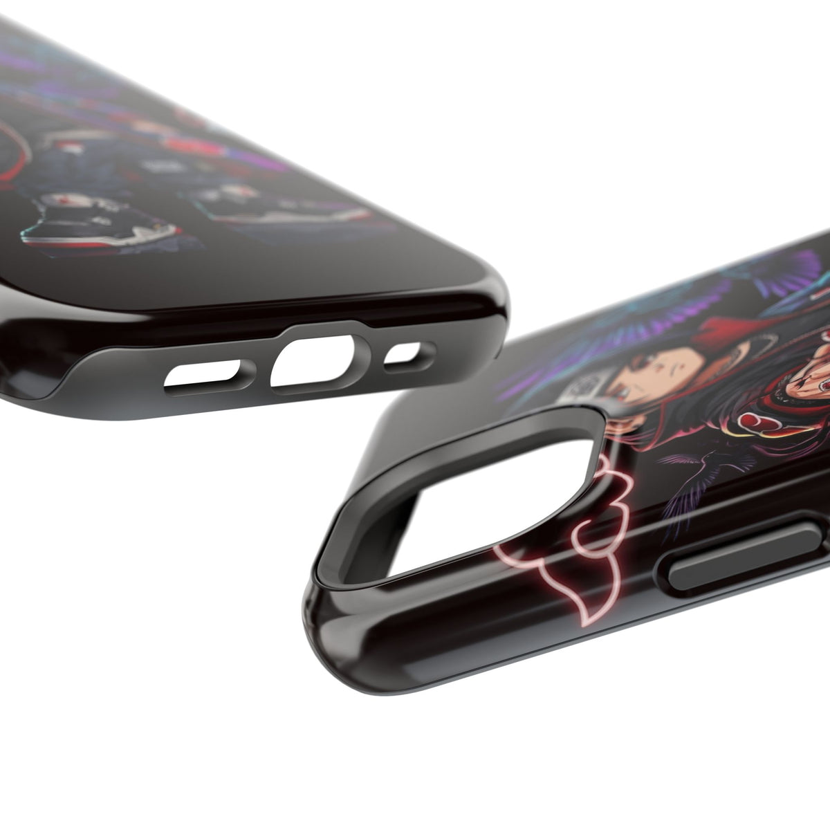 Anime Itachi-Inspired Magnetic Impact Phone Case — Akatsuki Style