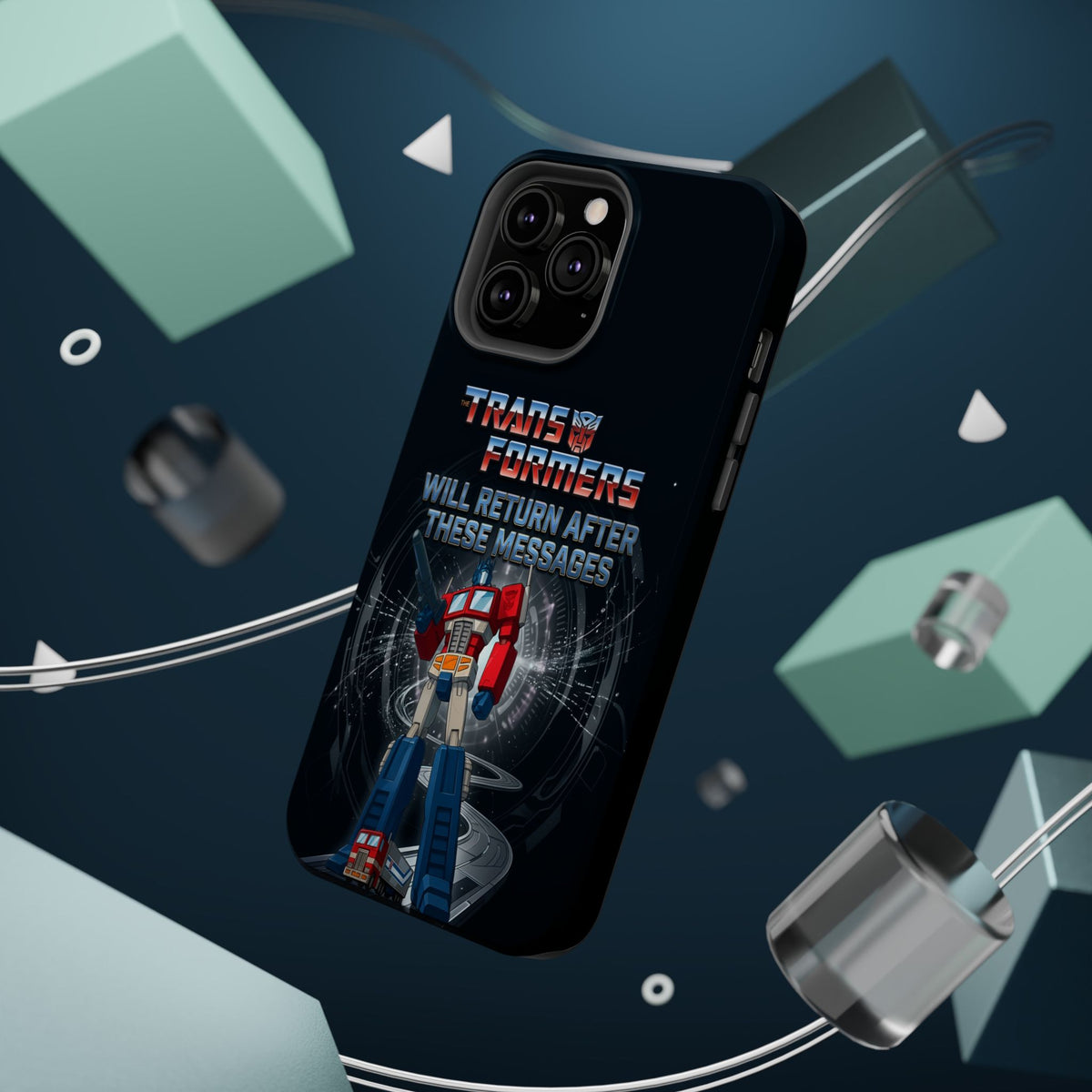 Transformers “Will Return After These Messages” Magnetic Impact-Resistant Phone Case