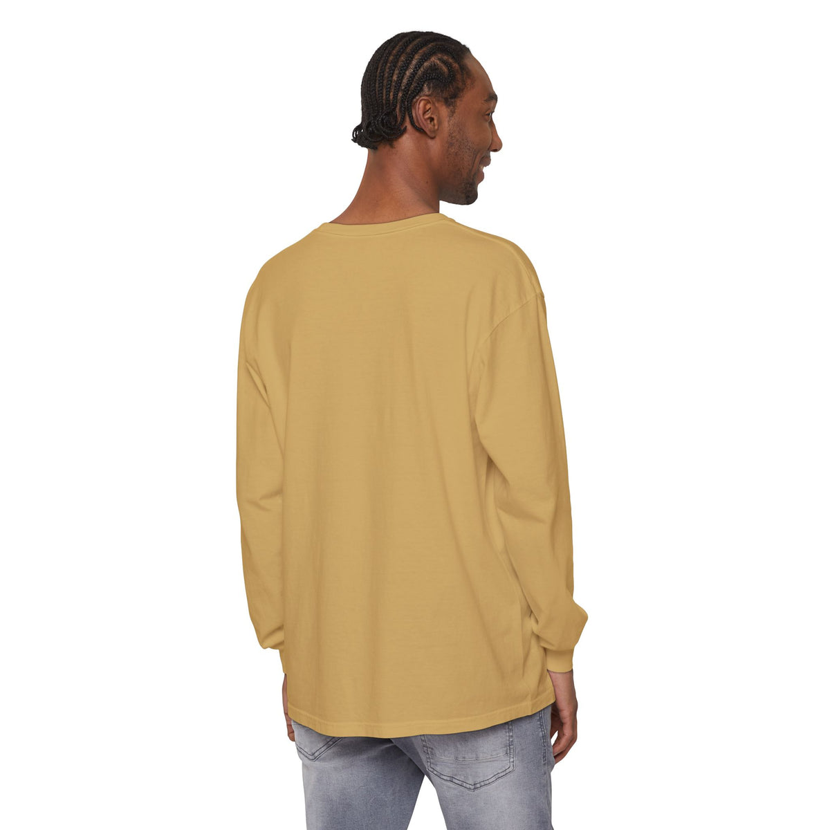 Hocus Paws Cat Witch Long Sleeve Tee — "Magic Happens When I Show Up" Halloween Shirt