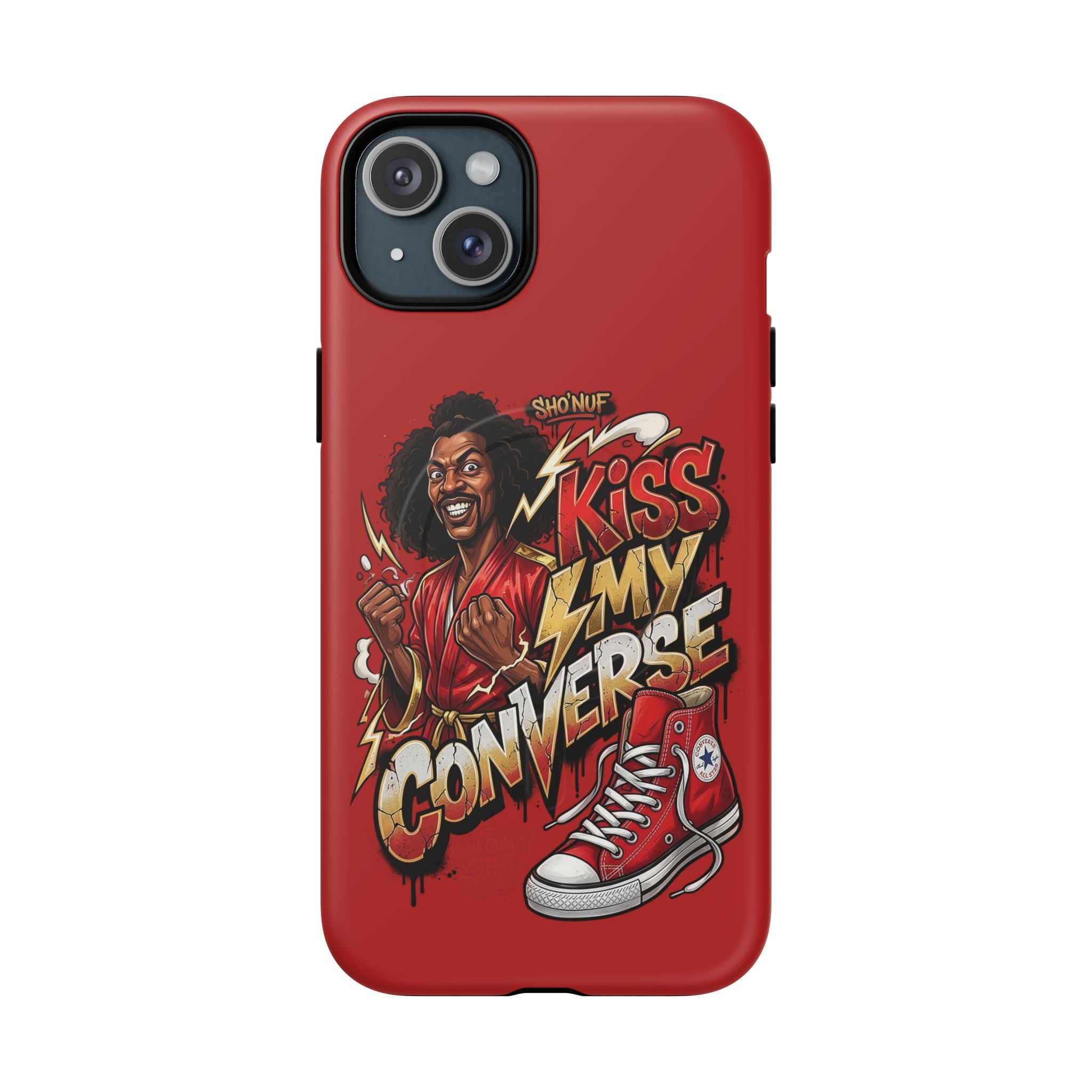 sho nuff kiss my converse phone case | Tough Magnetic Case, Sorcerer Illustration