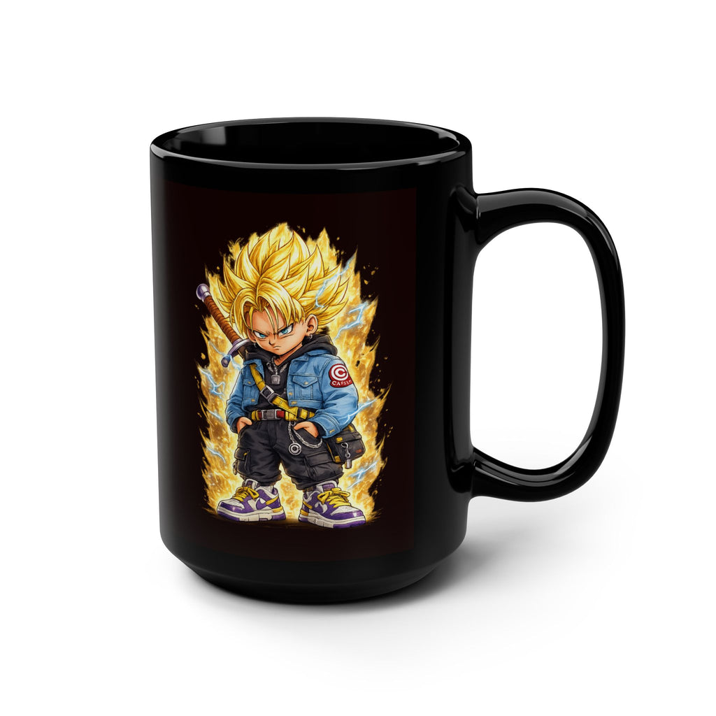 Saiyan base form|Super Saiyan Trunks Mug | Black Ceramic Coffee Cup