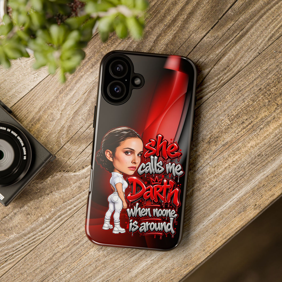 padme she calls me darth when noones around  Graphic Phone Case | Hip-Hop Inspired Tough Case | Urban Art Protective iPhone & Samsung Case