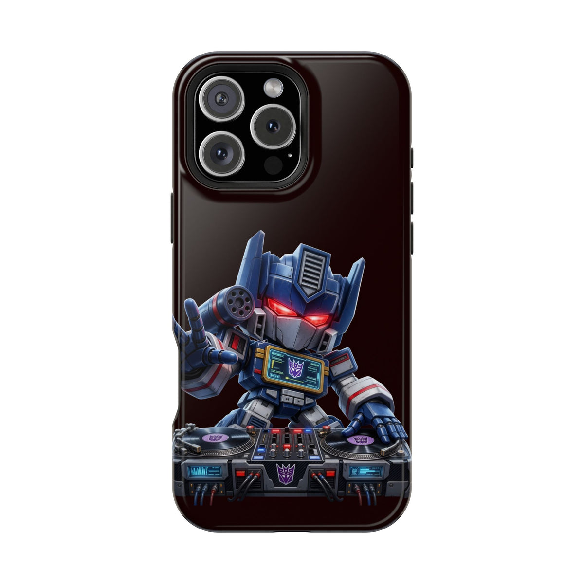 DJ  Soundwave Robot Phone Case — Magnetic Impact-Resistant Protector