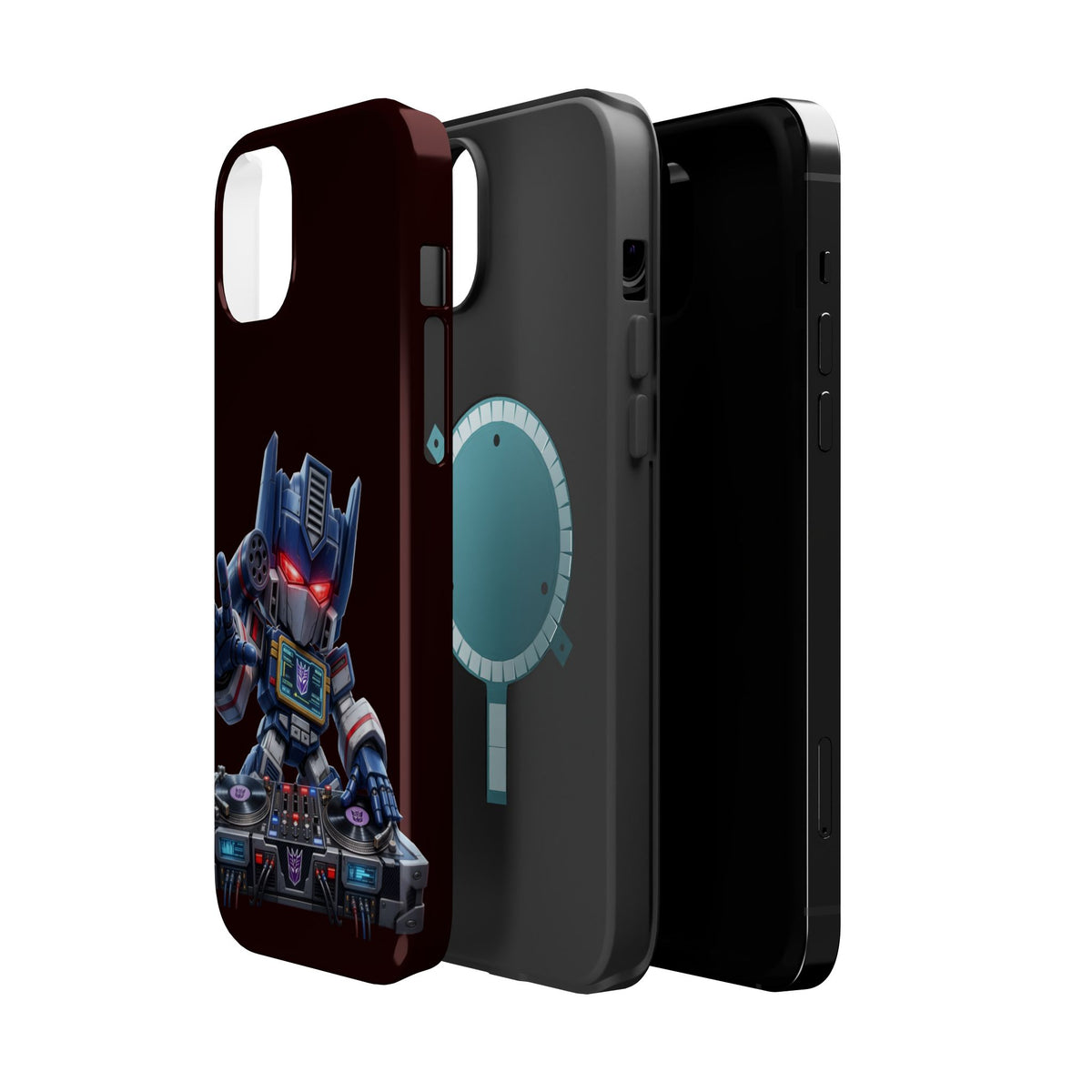 DJ  Soundwave Robot Phone Case — Magnetic Impact-Resistant Protector