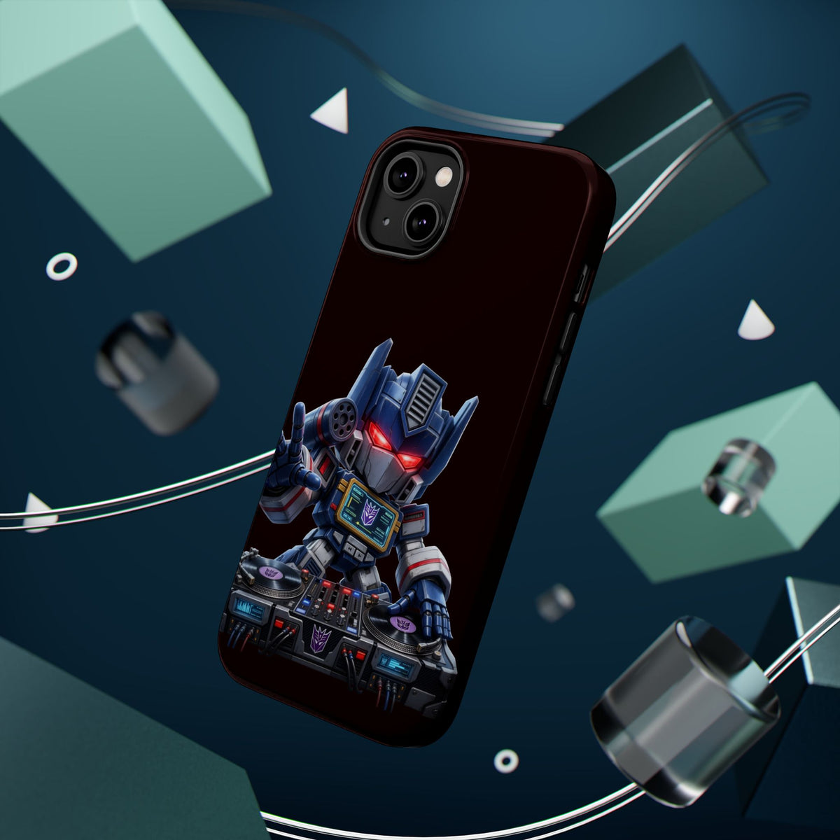 DJ  Soundwave Robot Phone Case — Magnetic Impact-Resistant Protector