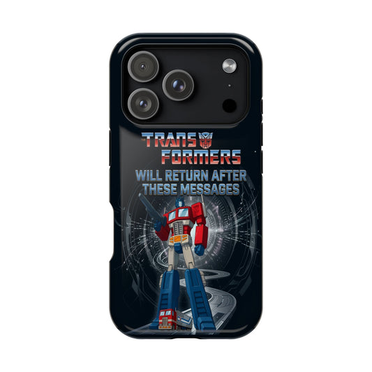 Transformers “Will Return After These Messages” Magnetic Impact-Resistant Phone Case