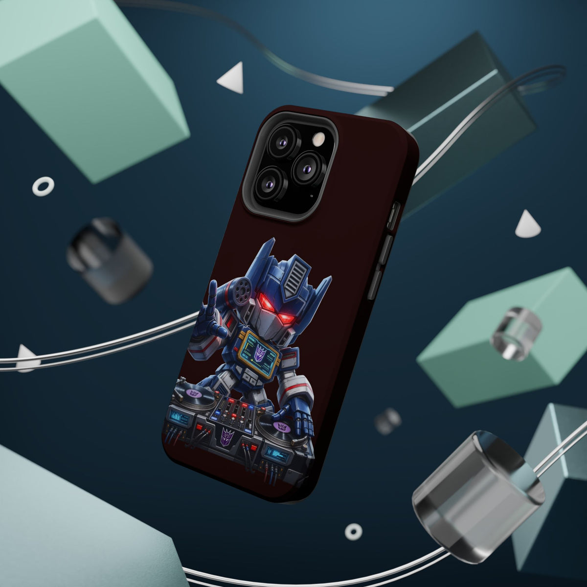 DJ  Soundwave Robot Phone Case — Magnetic Impact-Resistant Protector