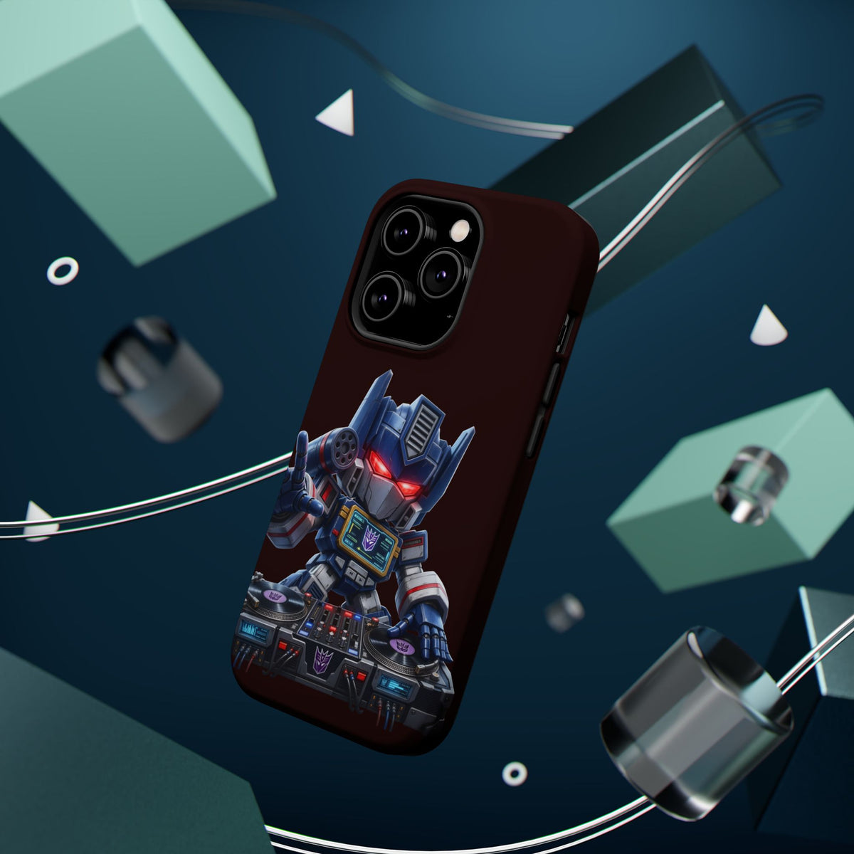 DJ  Soundwave Robot Phone Case — Magnetic Impact-Resistant Protector
