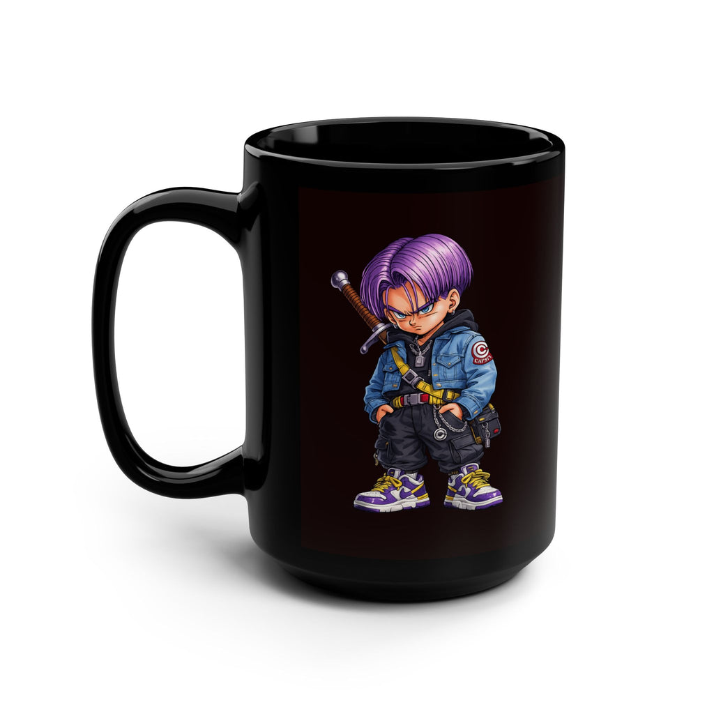 Saiyan base form|Super Saiyan Trunks Mug | Black Ceramic Coffee Cup