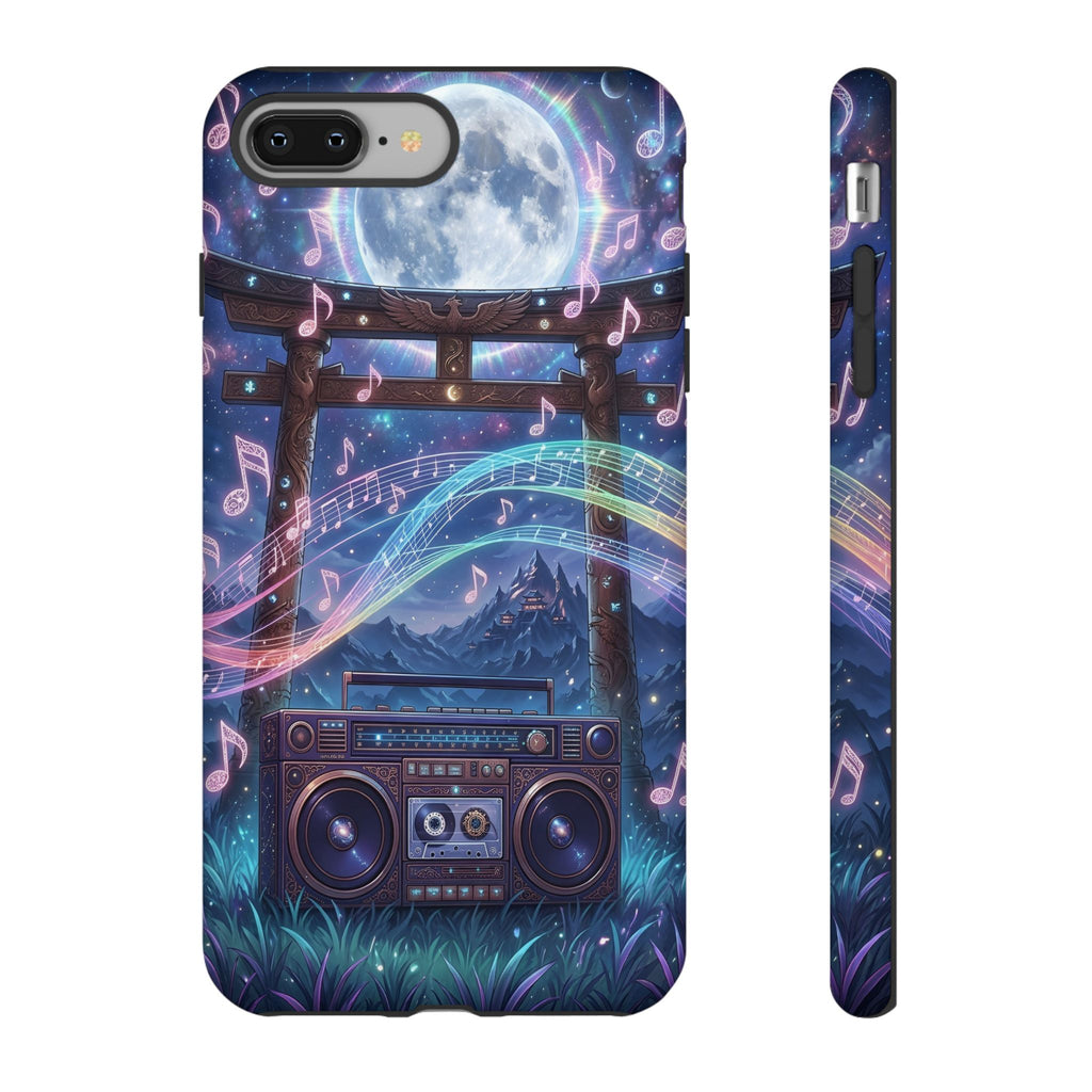 Moonlit Boombox Tough Case | Magical Music Night Phone Case