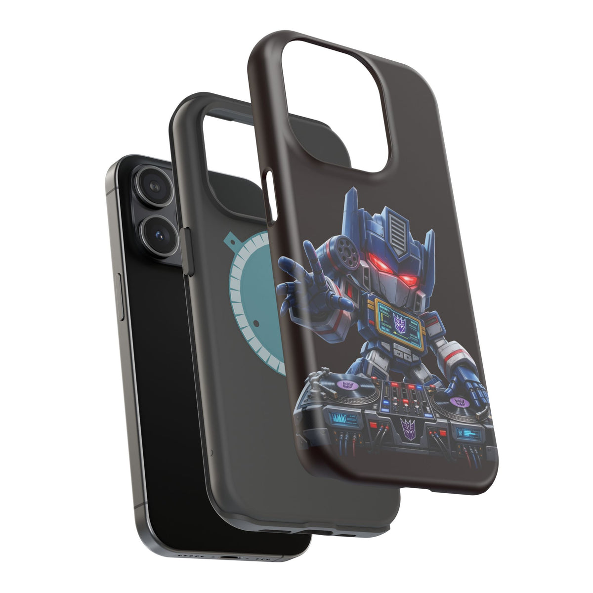 DJ  Soundwave Robot Phone Case — Magnetic Impact-Resistant Protector