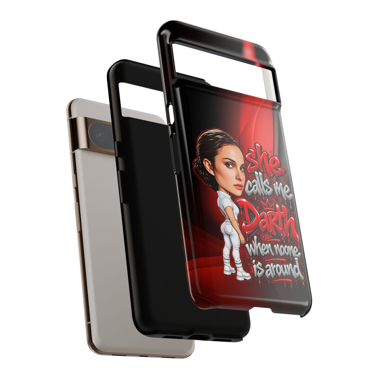 padme she calls me darth when noones around  Graphic Phone Case | Hip-Hop Inspired Tough Case | Urban Art Protective iPhone & Samsung Case