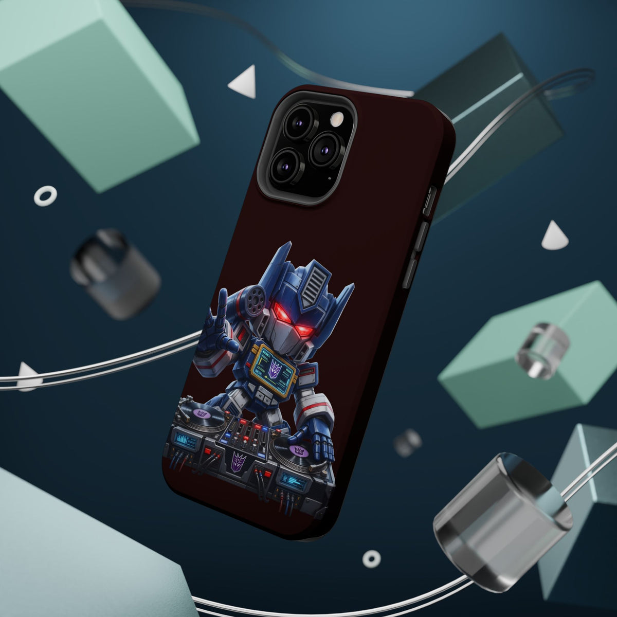 DJ  Soundwave Robot Phone Case — Magnetic Impact-Resistant Protector
