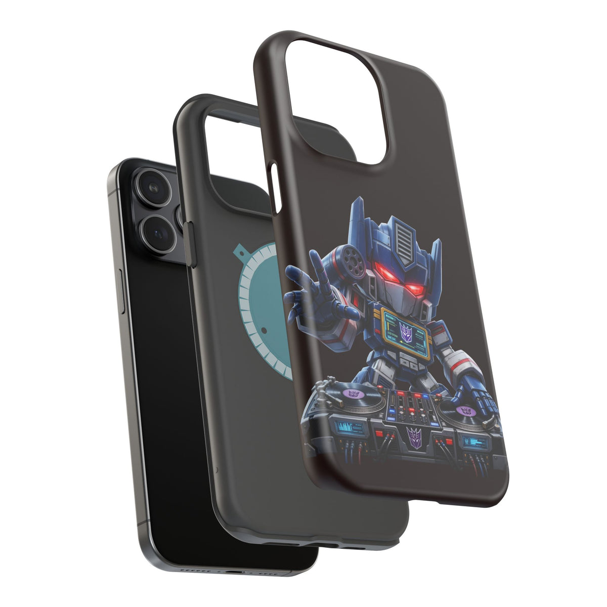DJ  Soundwave Robot Phone Case — Magnetic Impact-Resistant Protector