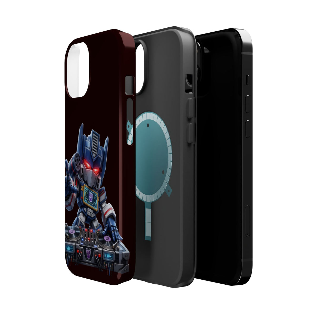 DJ  Soundwave Robot Phone Case — Magnetic Impact-Resistant Protector