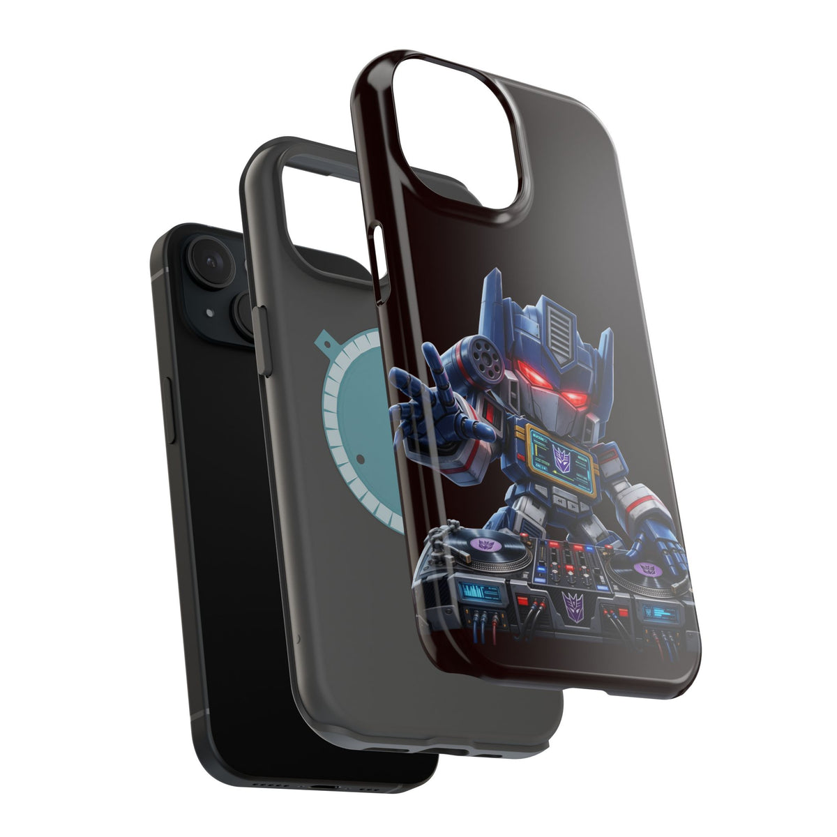 DJ  Soundwave Robot Phone Case — Magnetic Impact-Resistant Protector