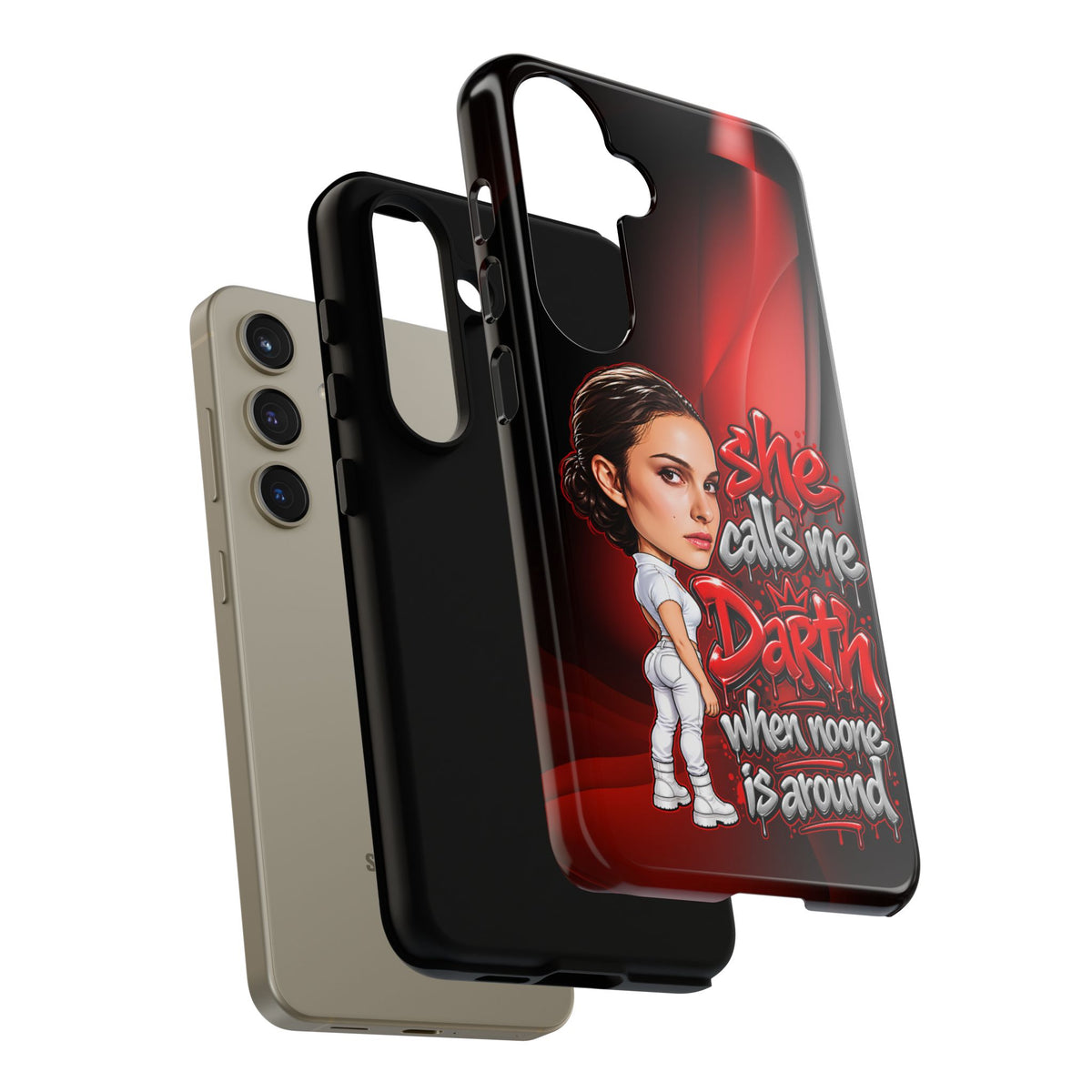 padme she calls me darth when noones around  Graphic Phone Case | Hip-Hop Inspired Tough Case | Urban Art Protective iPhone & Samsung Case