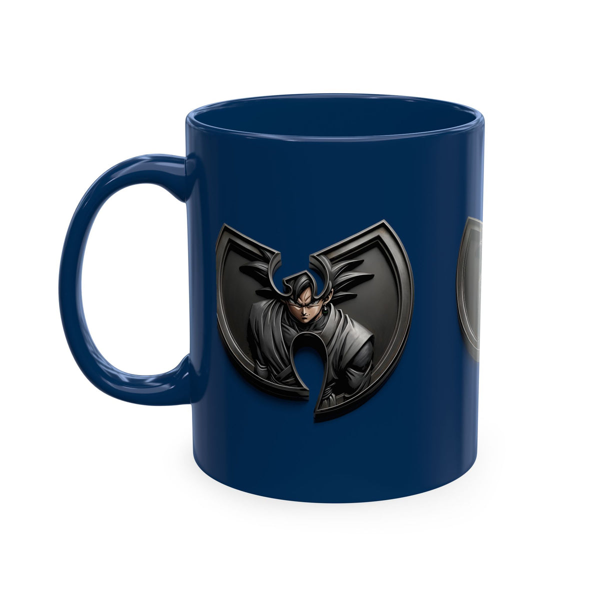 wu tang x Goku Black Ceramic Mug — Norse Warrior Coffee Cup