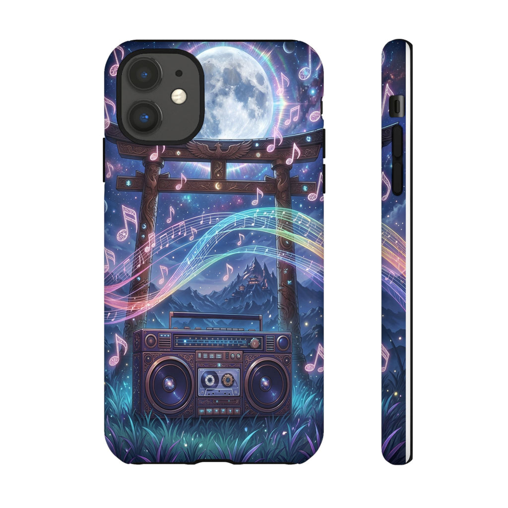 Moonlit Boombox Tough Case | Magical Music Night Phone Case