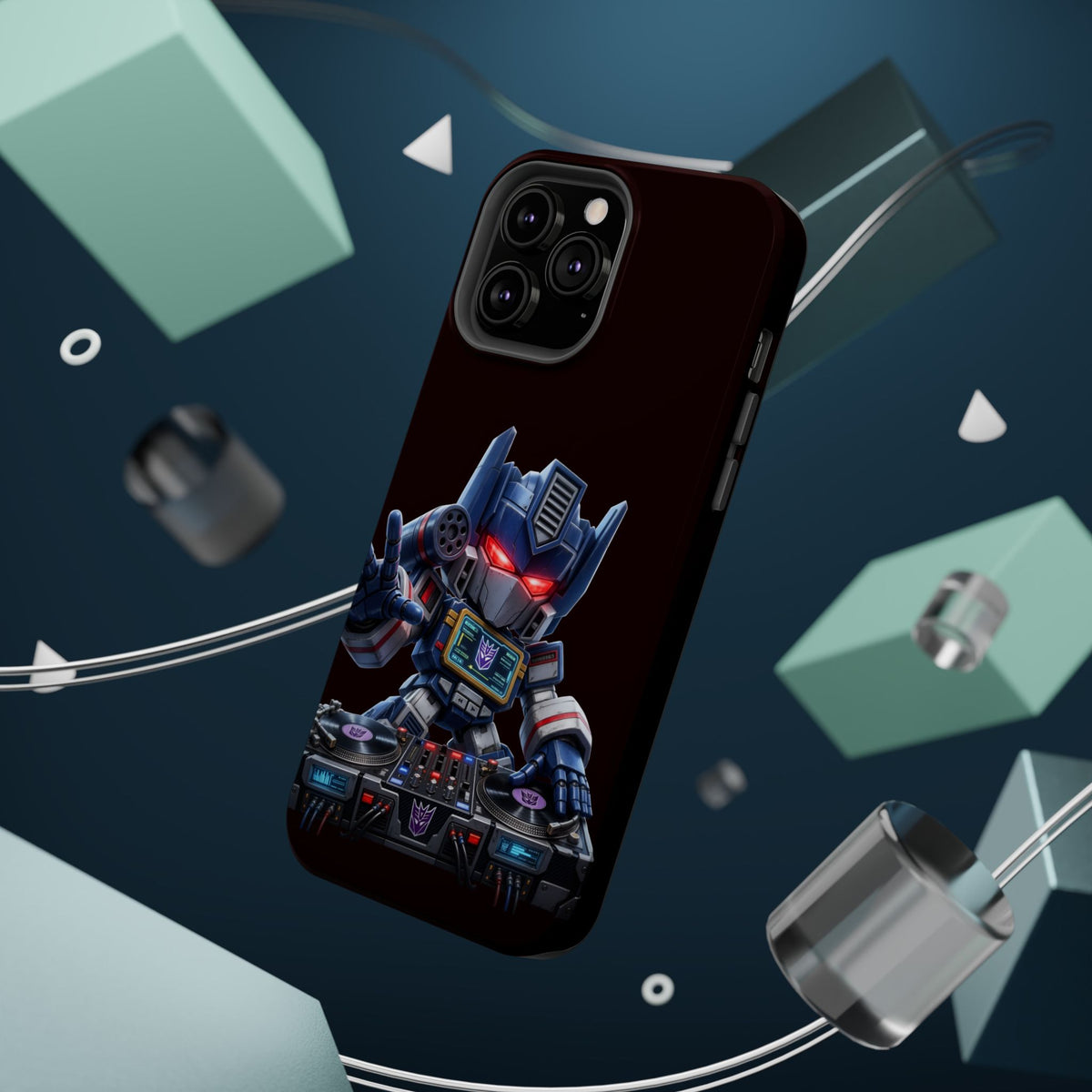 DJ  Soundwave Robot Phone Case — Magnetic Impact-Resistant Protector