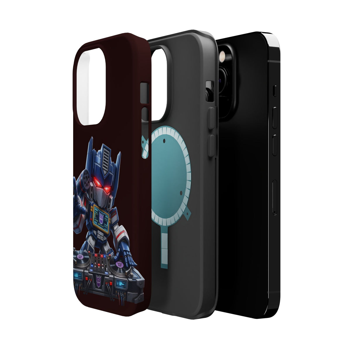 DJ  Soundwave Robot Phone Case — Magnetic Impact-Resistant Protector