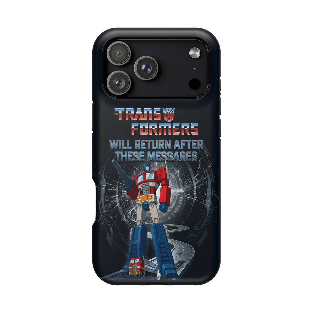 Transformers “Will Return After These Messages” Magnetic Impact-Resistant Phone Case