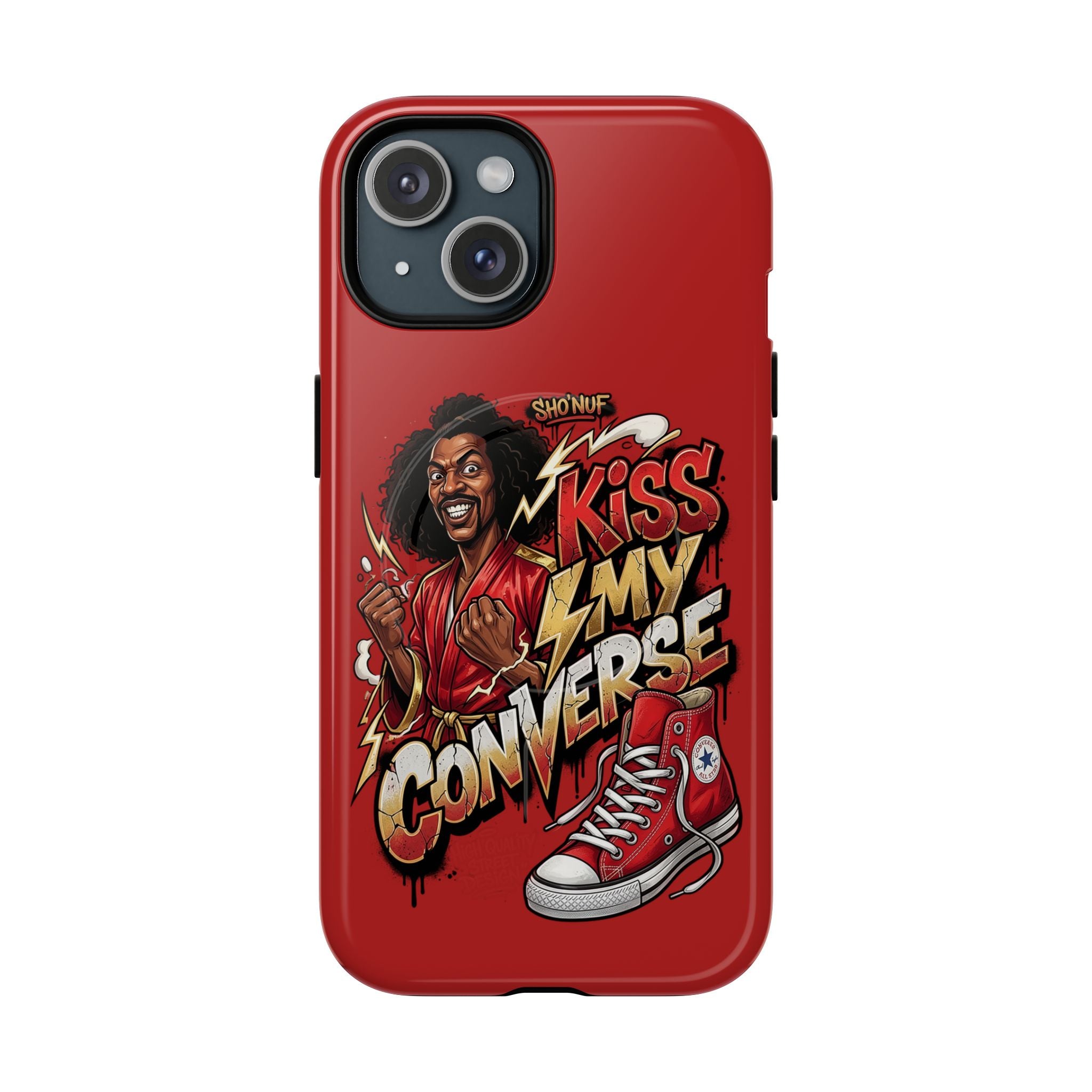 sho nuff kiss my converse phone case | Tough Magnetic Case, Sorcerer Illustration