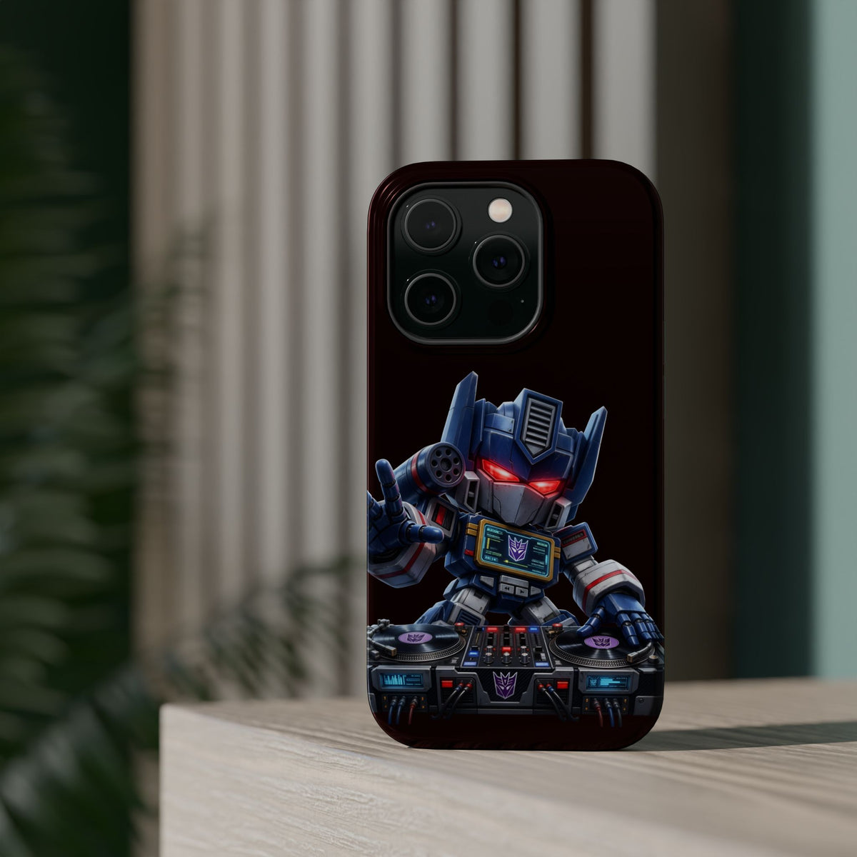 DJ  Soundwave Robot Phone Case — Magnetic Impact-Resistant Protector