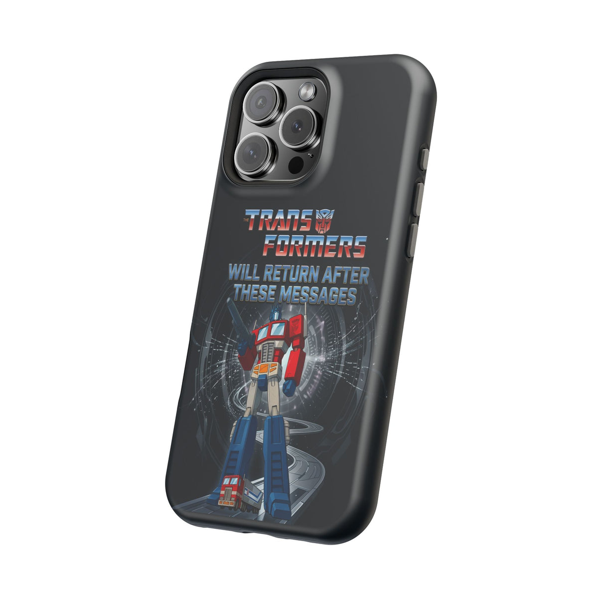 Transformers “Will Return After These Messages” Magnetic Impact-Resistant Phone Case