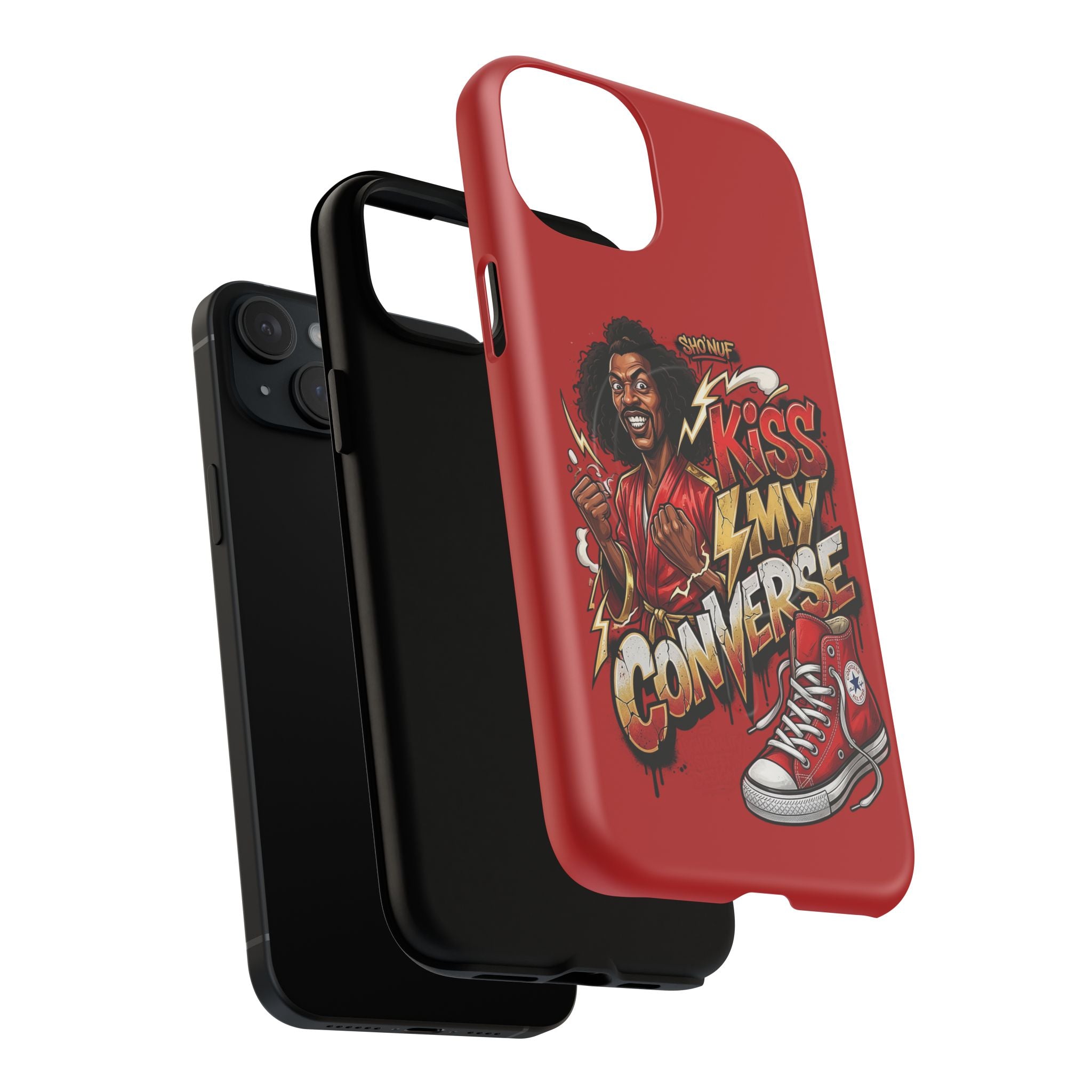 sho nuff kiss my converse phone case | Tough Magnetic Case, Sorcerer Illustration