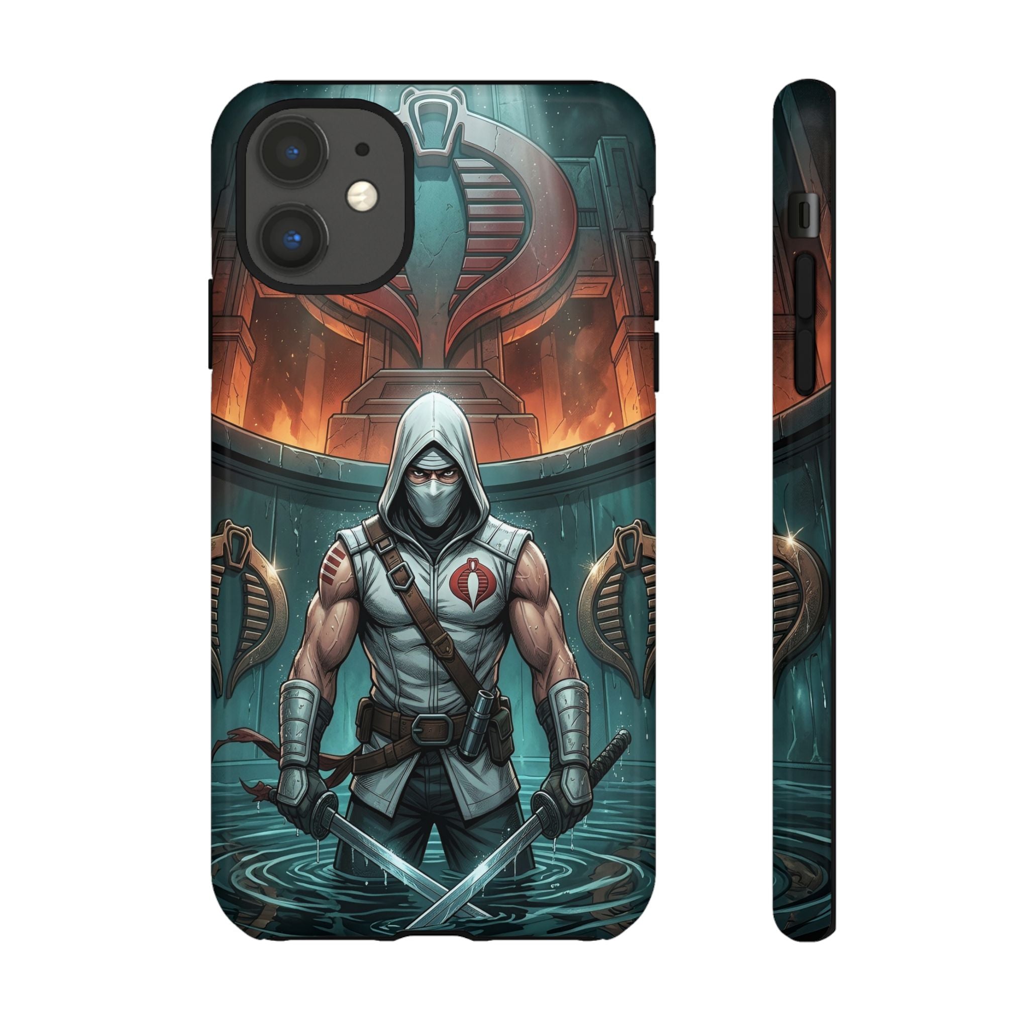 Cobra Assassin storm shadow Hooded Warrior Phone Case | Tough Cases
