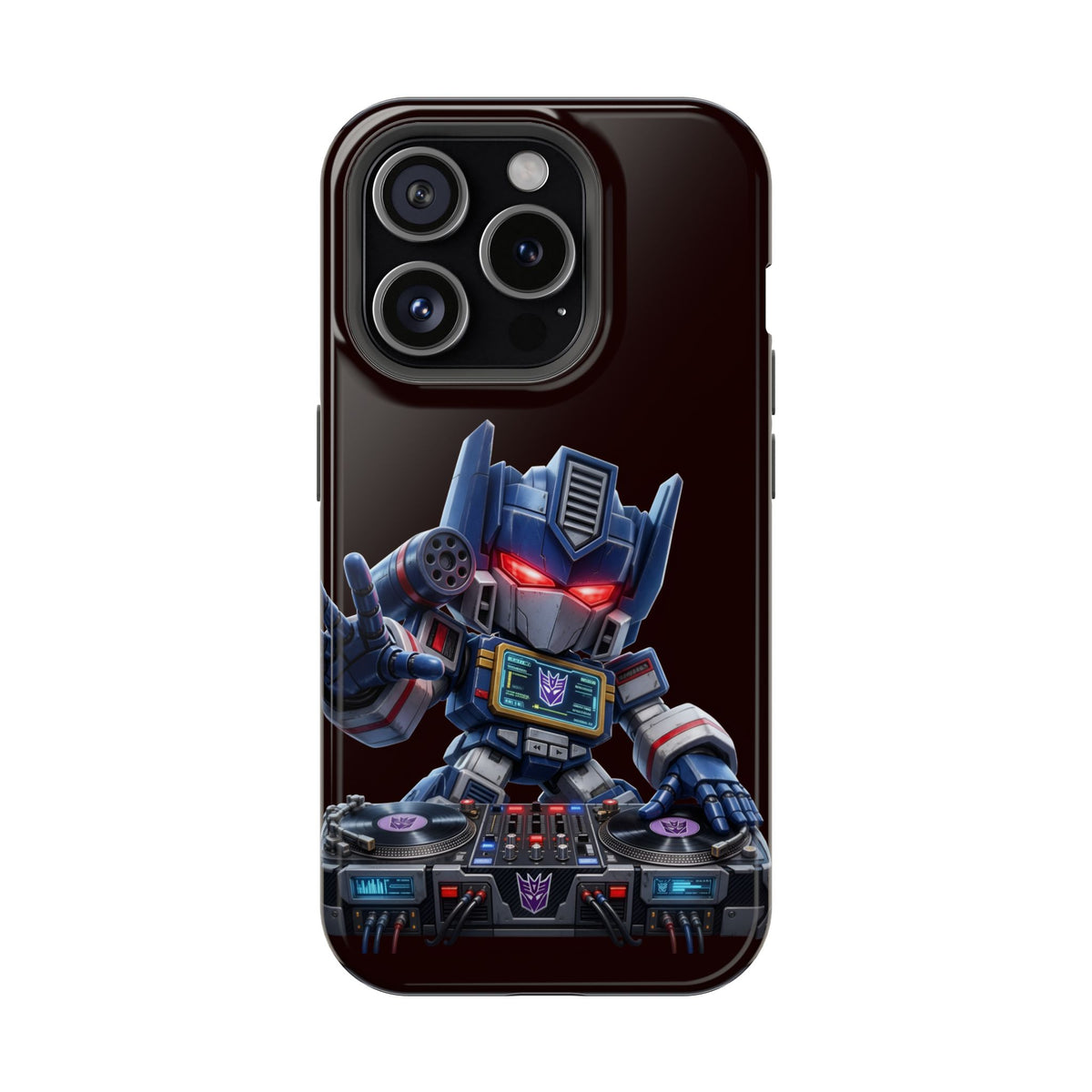 DJ  Soundwave Robot Phone Case — Magnetic Impact-Resistant Protector