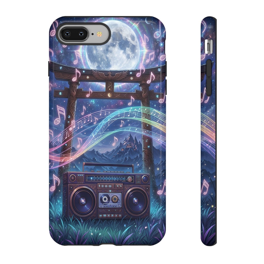 Moonlit Boombox Tough Case | Magical Music Night Phone Case