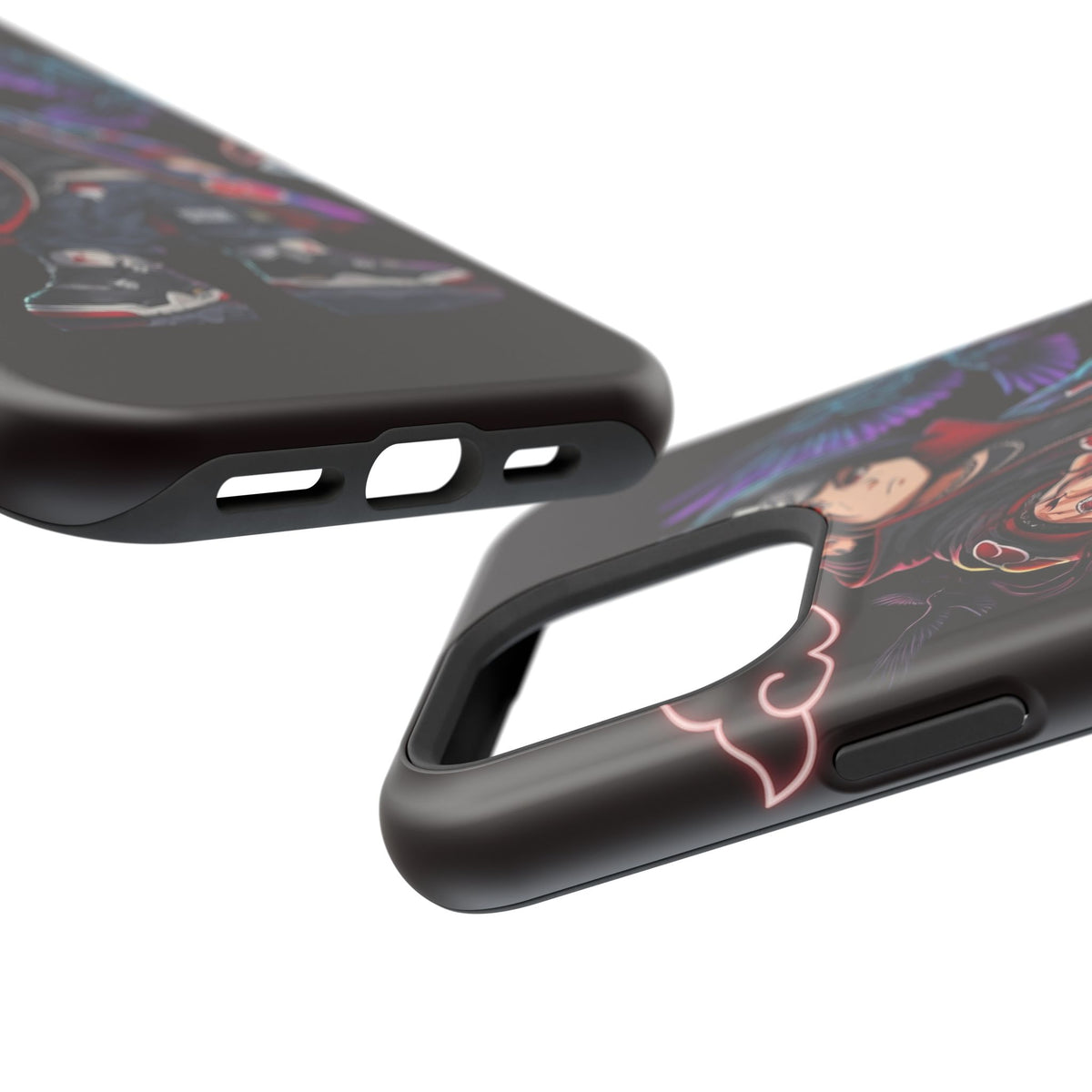 Anime Itachi-Inspired Magnetic Impact Phone Case — Akatsuki Style