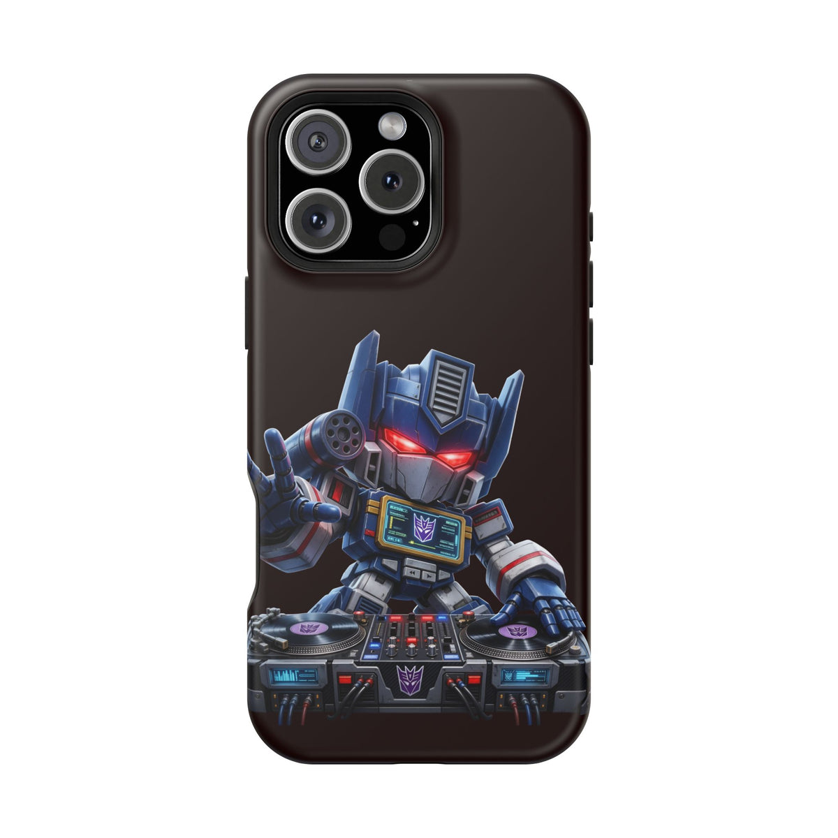 DJ  Soundwave Robot Phone Case — Magnetic Impact-Resistant Protector