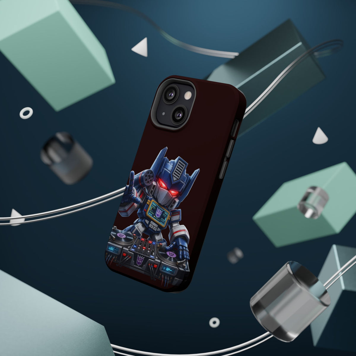 DJ  Soundwave Robot Phone Case — Magnetic Impact-Resistant Protector
