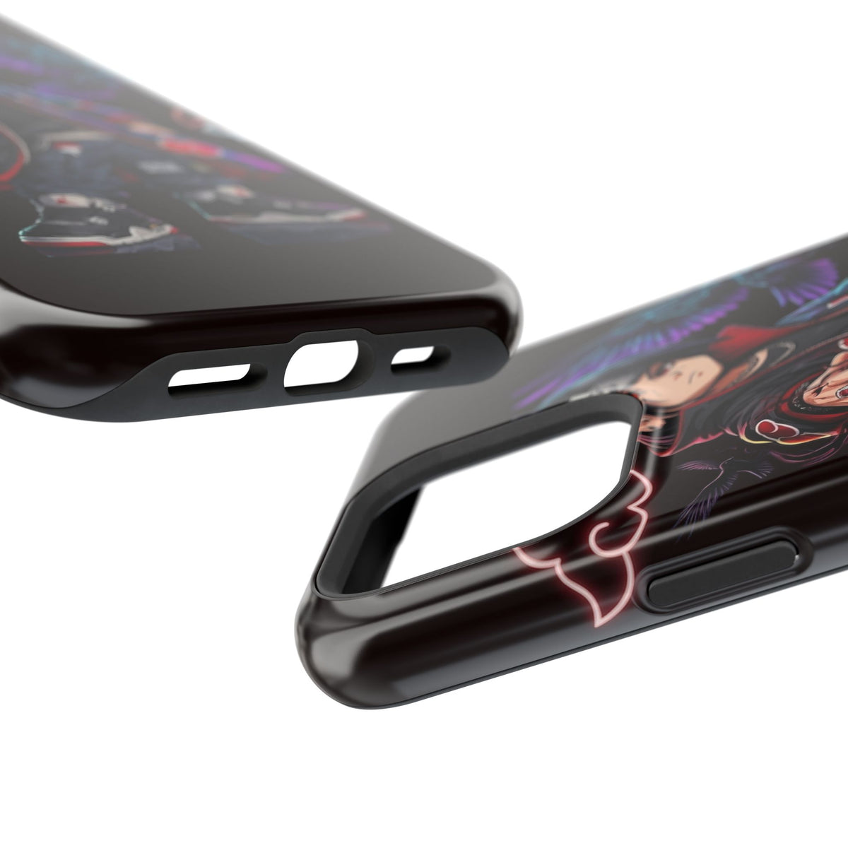 Anime Itachi-Inspired Magnetic Impact Phone Case — Akatsuki Style
